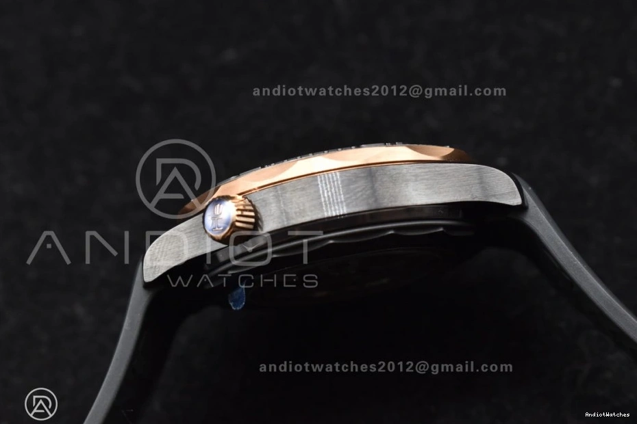 300m Bezel Black 43.5mm Neat Edition Ceramic 1:1 VSF Black A RG Seamaster on Dial Best Rubber Black 1070 Strap 0118